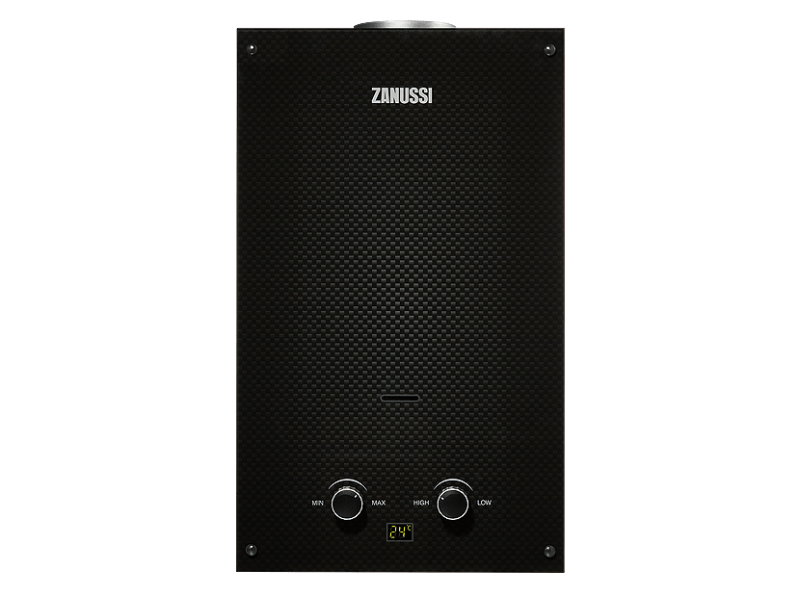 Газовая колонка Zanussi GWH 10 Fonte Glass Carbon НС-1194436