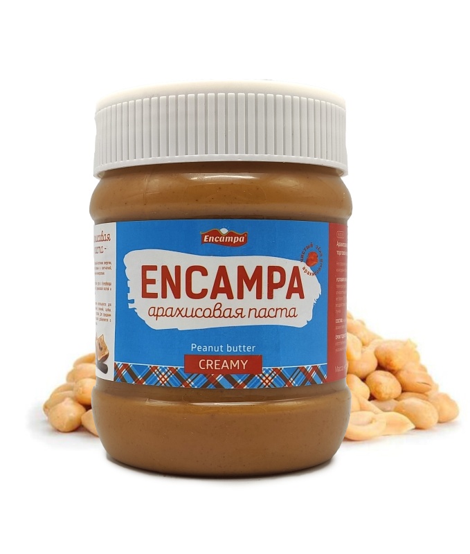 Арахисовая паста CREAMY ENCAMPA, 340 г