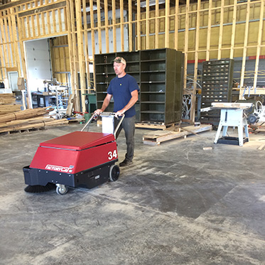 Аккумуляторная подметальная машина Factory Cat Sweeper 34