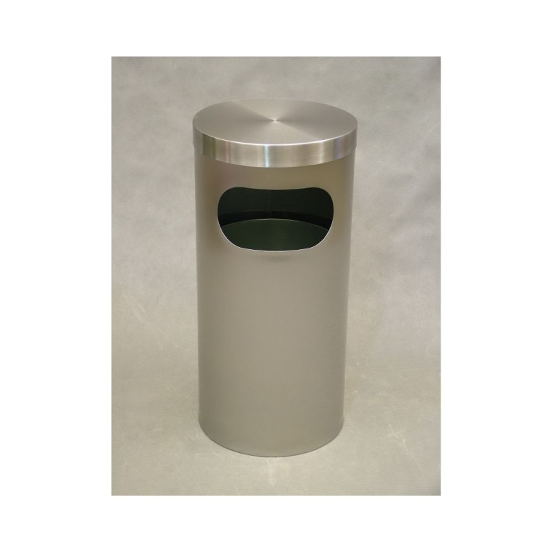 Урна для сбора мусора "Тополь" шлифованная 50 л.