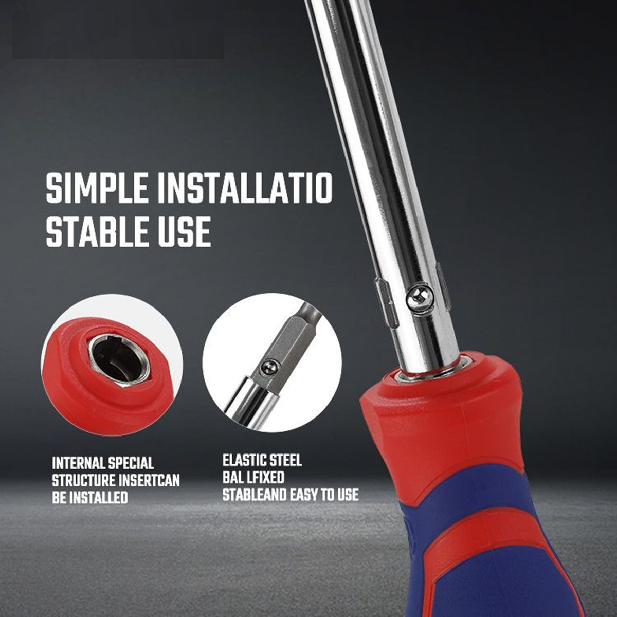 Отвертка  со  сменными наконечниками  6 в 1 WORKPRO