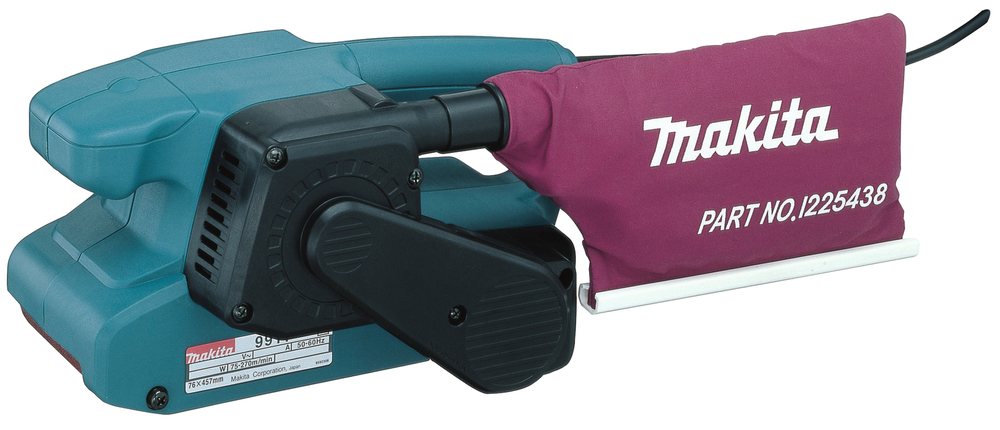 Ленточная шлифовальная машина электрическая  Makita 9910K 650 Вт, 76х457 мм, 270 м/мин