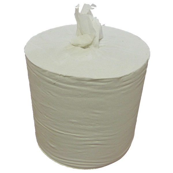 Однослойные бумажные полотенца в рулонах с центральной вытяжкой арт. 300