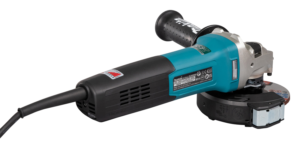Угловая шлифовальная машина электрическая Makita GA5090X01 1900 Вт, 125 мм, 2800-11500 об/мин
