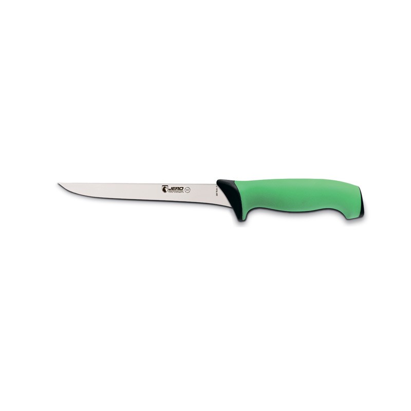 Нож слайсер для тонкой нарезки Jero TR 18 см зеленая рукоять