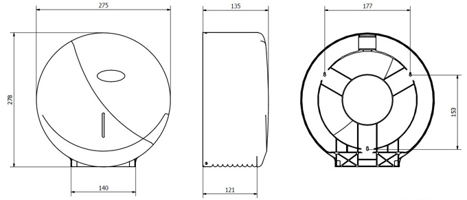 Диспенсер для туалетной бумаги Jofel АЕ58300