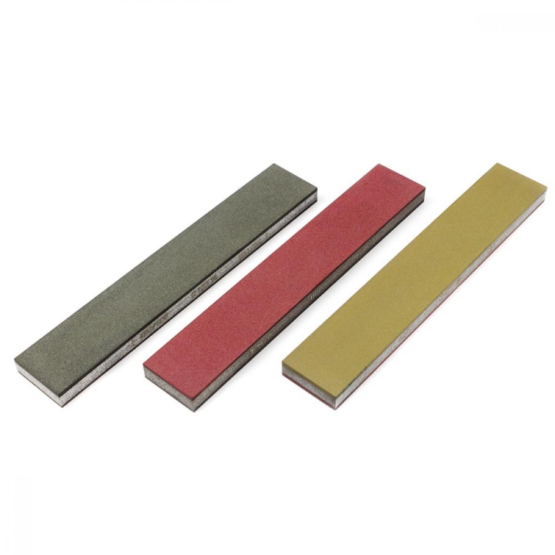 Набор алмазных брусков для заточки, 200ММ (3 ШТ)