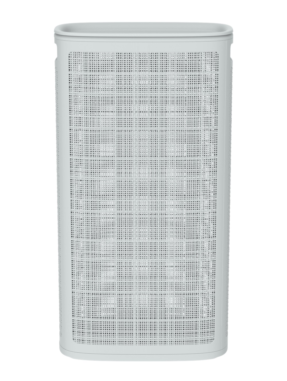 Плетёная корзина для белья сборная «Лён» 60 л (43х20х80 см) серый