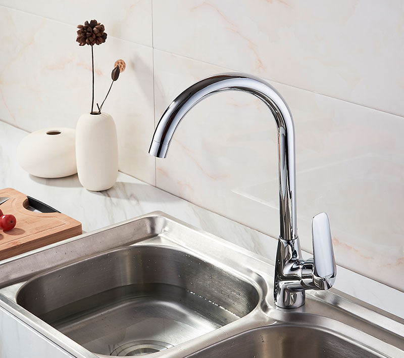 СМЕСИТЕЛЬ ДЛЯ КУХНИ LEDEME L4051, ВЫСОКИЙ ИЗЛИВ