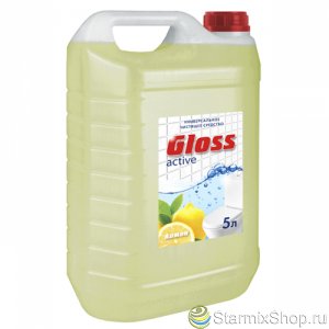 Универсальное чистящее средство Секреты чистоты Gloss active, 5л