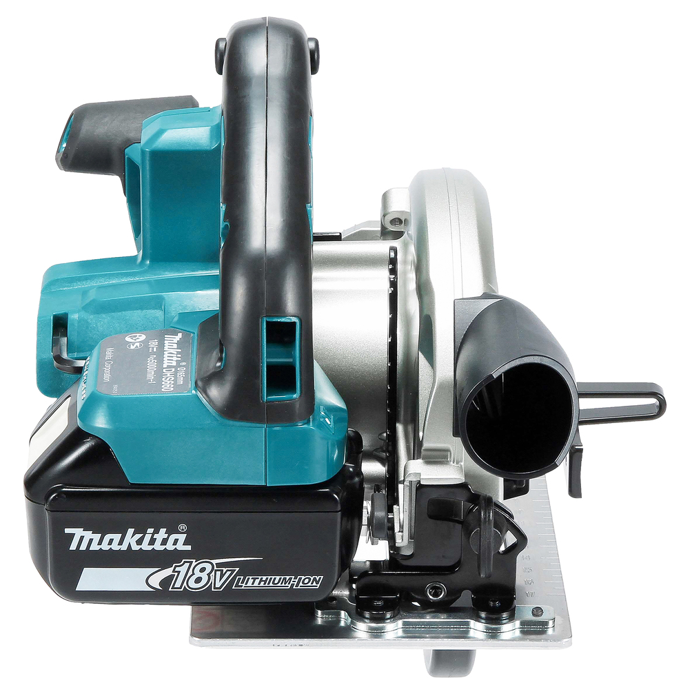 Пила дисковая аккумуляторная Makita DHS660Z LXT 18В, 165 мм, 5000 об/мин, без акб и ЗУ