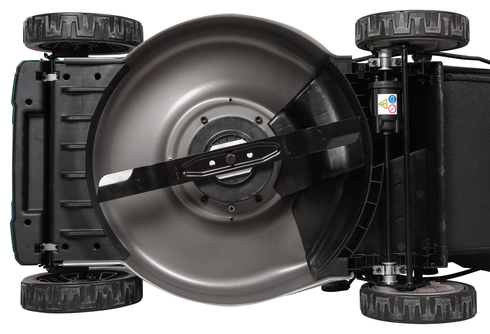 Газонокосилка аккумуляторная Makita LM002GZ XGT 40v MAX, 1900 Вт, дека 53 см, травосб. 70 л, привод 1,5-5 км/ч, 4в1, WG, без акб и ЗУ