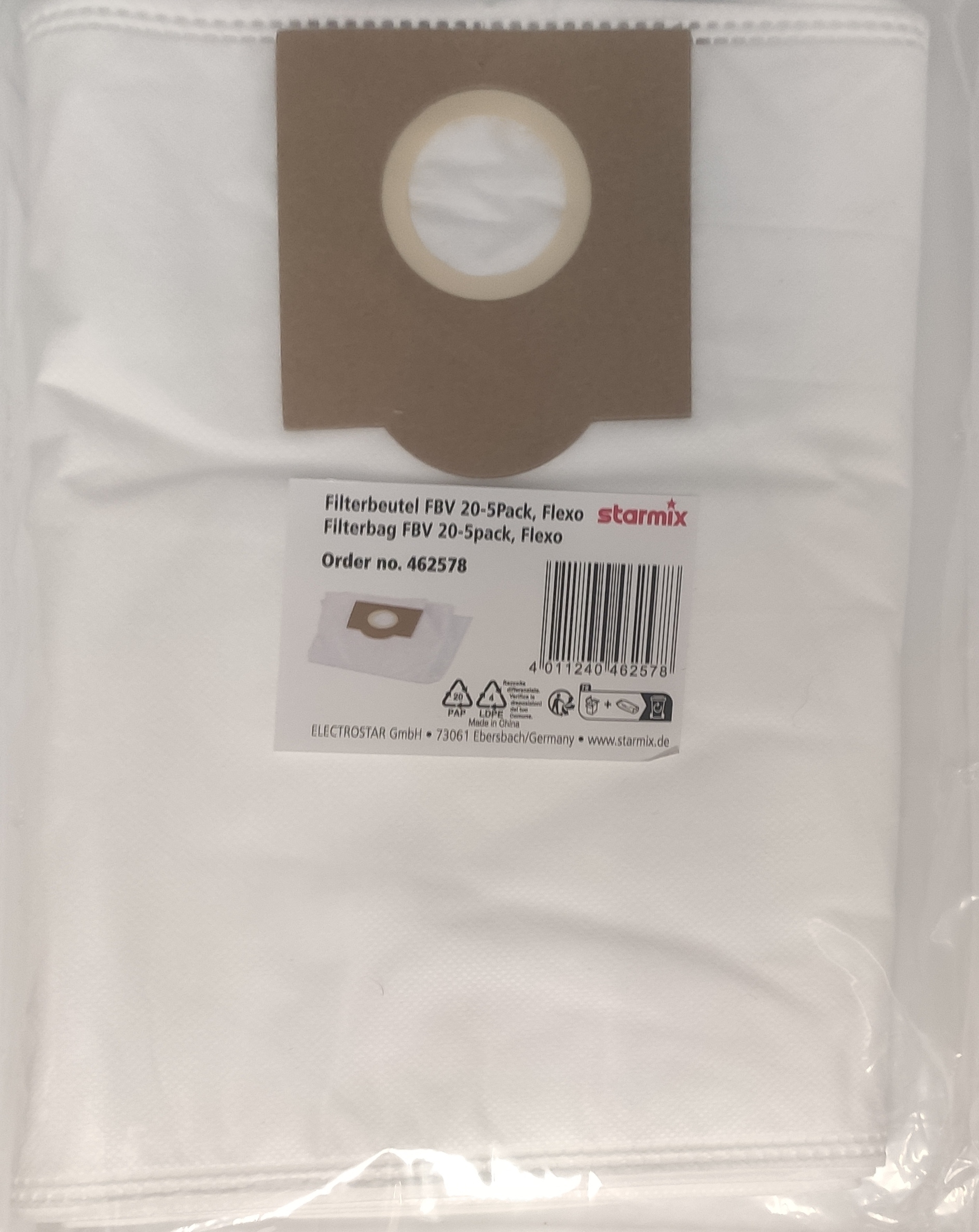 Фильтр флисовый для FLEXO 20 л. (5шт.), Starmix