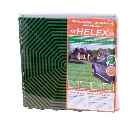 Плитка садовая HELEX зеленая