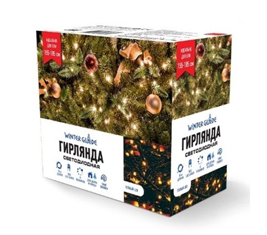 Электрическая гирлянда Winter Glade Теплый свет 550 ламп