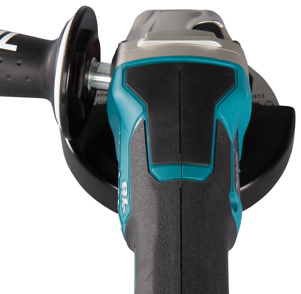 Угловая шлифмашина аккумуляторная Makita DGA508RME LXT 18В, 125 мм, 8500 об/мин, 2х4.0 Ач Li-ion