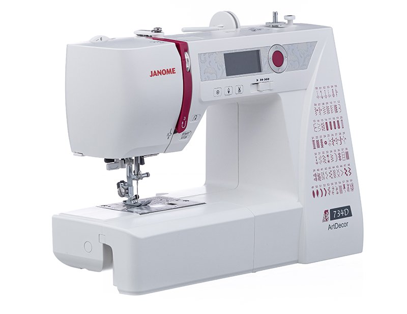 Компьютерная швейная машина Janome ArtDecor 734D