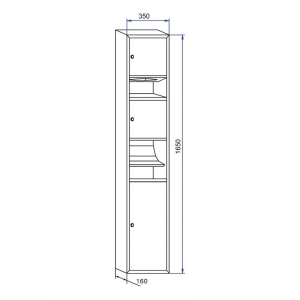 Настенное оборудование MERIDA STELLA ASM751: диспенсер листовых полотенец, сушилка для рук, корзина