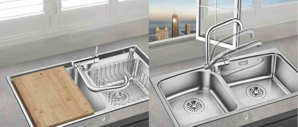 СМЕСИТЕЛЬ ДЛЯ КУХНИ LEDEME L4598A, САТИН