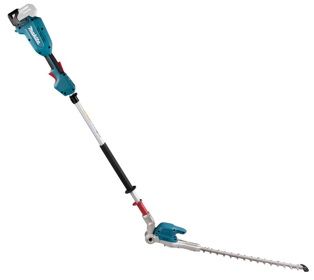 Кусторез аккумуляторный штанговый Makita DUN500WZ LXT 18В, 50 см, 4400 рез/мин, диам. реза. 23,5 мм, поворотная режущая головка 6 ст без акб и з/у