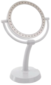 Двухстороннее макияжное зеркало со светодиодной подсветкой Diasonic DL-100CH