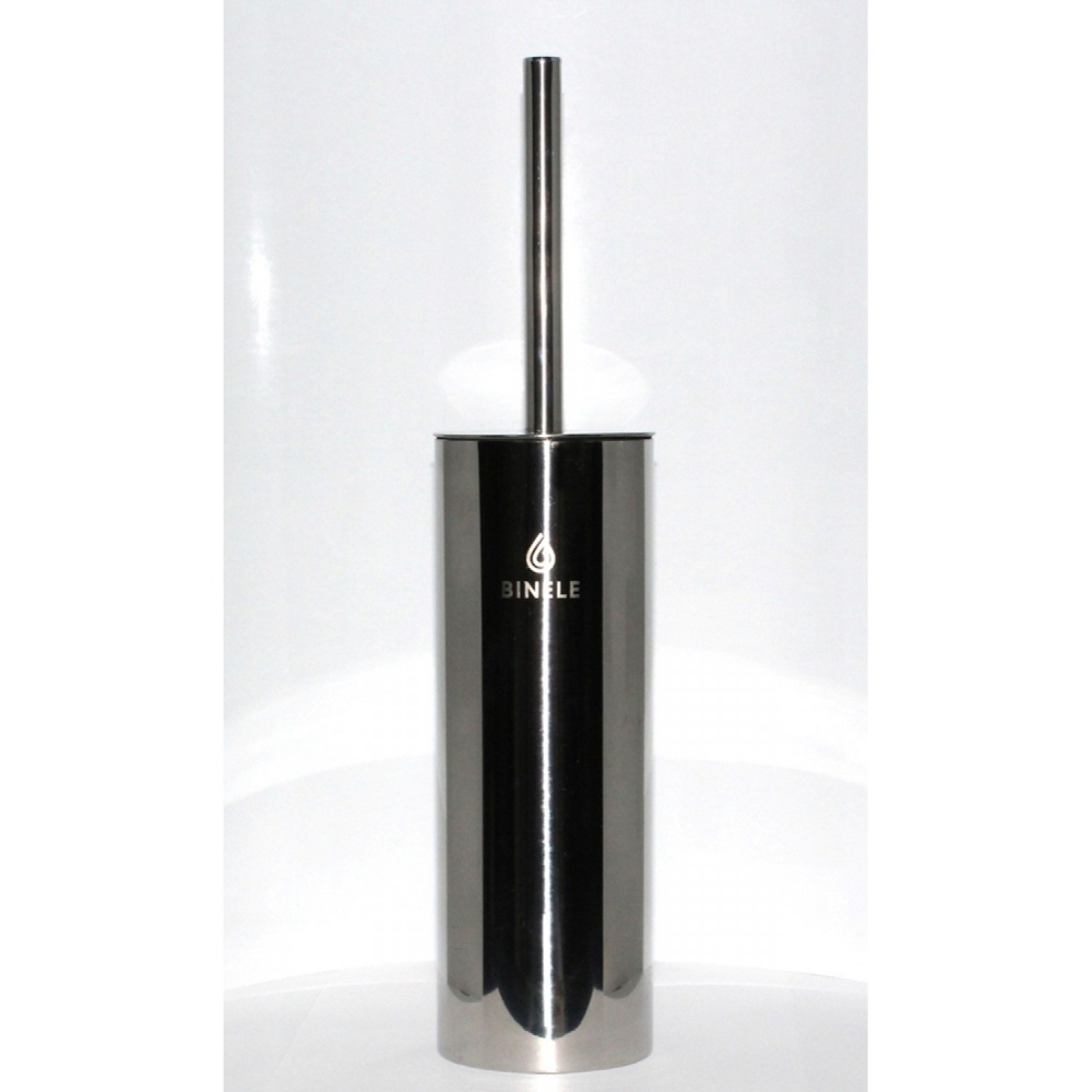 Ершик с настенным креплением Binele Lux сталь, полированный, арт. BW02SP