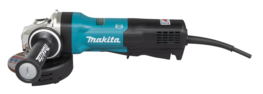 Угловая шлифовальная машина электрическая Makita GA5093X01 1900 Вт, 125 мм, 2800-11500 об/мин