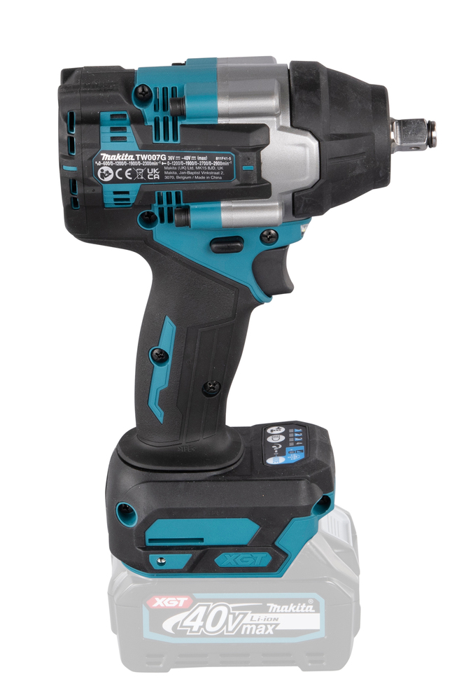 Гайковерт ударный аккумуляторный Makita TW007GZ XGT 40В, 1/2\", 750 Нм, 0 – 2300 об/мин, без акб и ЗУ
