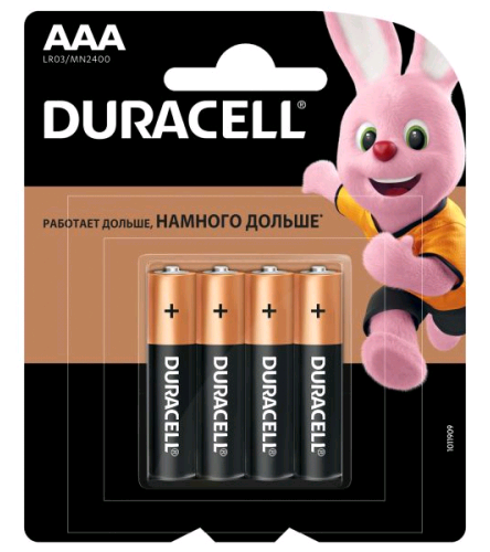Элемент питания  Duracell LR03-04BL BASIC
