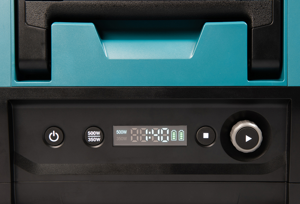 Микроволновая печь аккумуляторная MW001GZ XGT 40В, 500/350 Вт, 8л, USB, подсветка, без акб и ЗУ