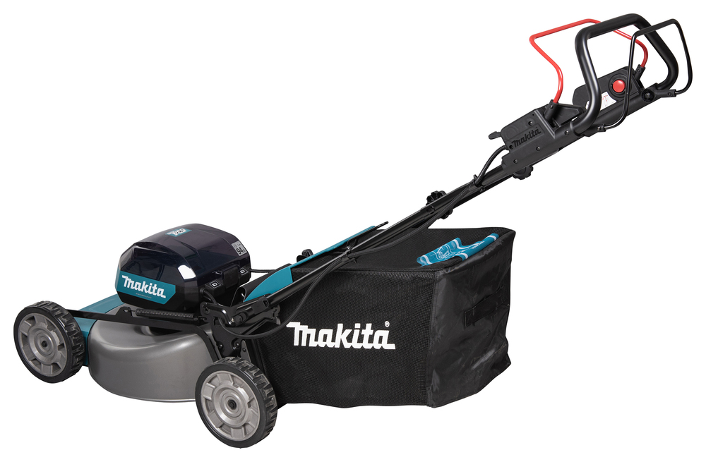 Газонокосилка аккумуляторная Makita LM002GZ XGT 40v MAX, 1900 Вт, дека 53 см, травосб. 70 л, привод 1,5-5 км/ч, 4в1, WG, без акб и ЗУ