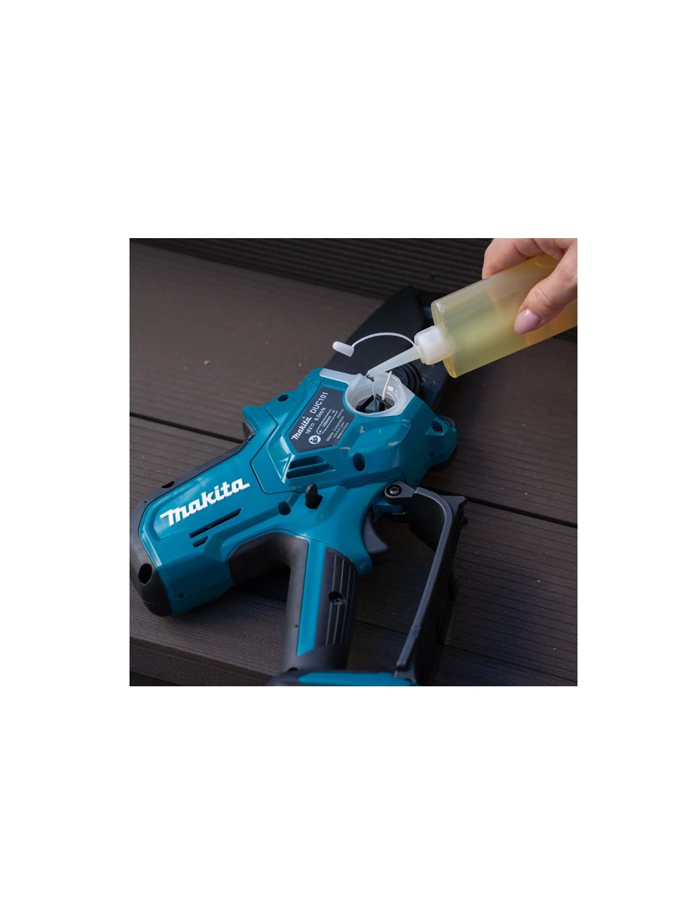 Пила цепная аккумуляторная Makita DUC150SF LXT BL 18B, 320Вт,6"/15см, 0,325", 1,1мм, 8м/с, XPT (BL1830B. DC18SD)