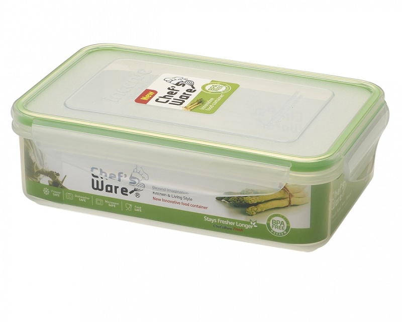 Пластиковый контейнер с замками BPA FREE IS-051 1600 мл