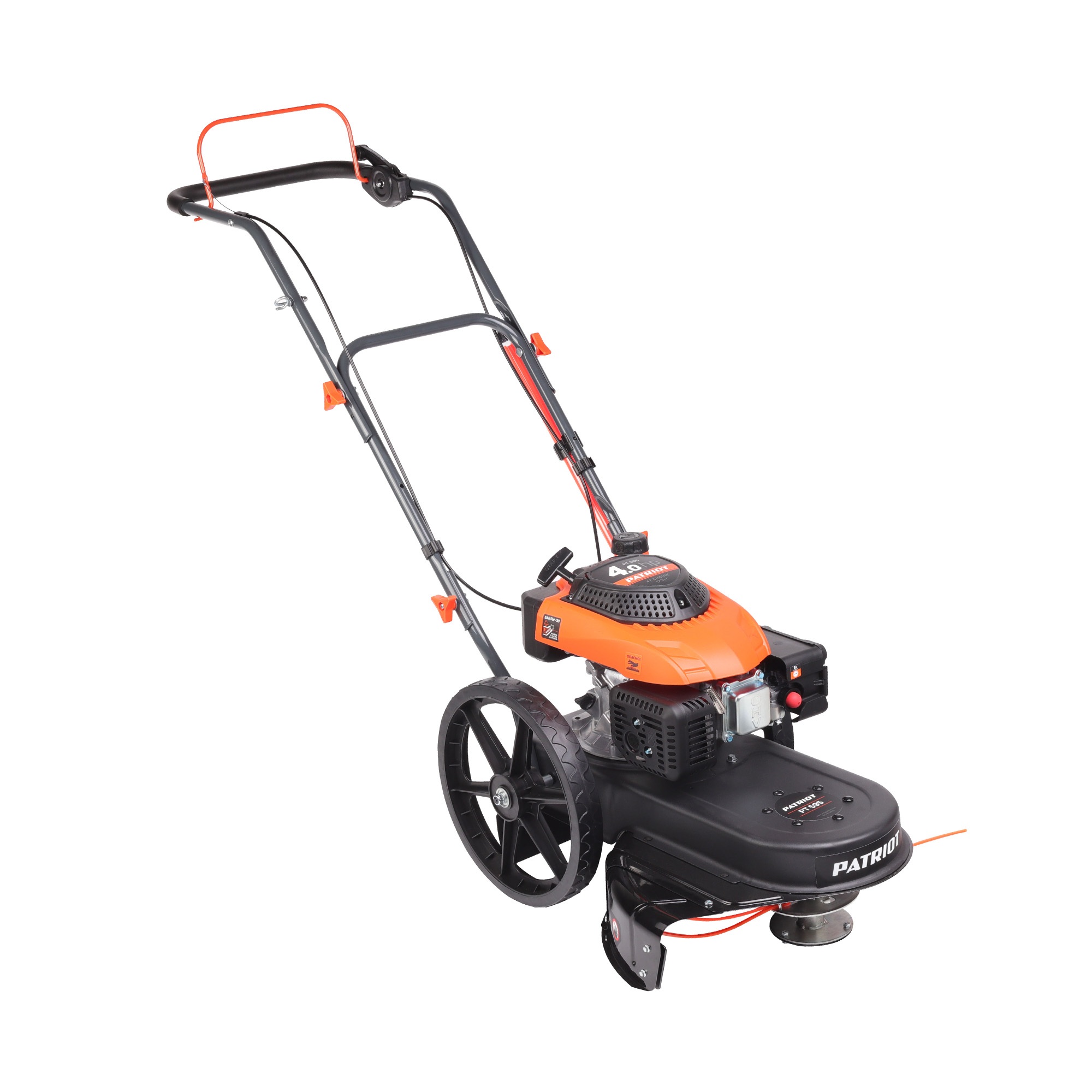 Газонокосилка бензиновая PATRIOT PT 595, (колесный триммер)