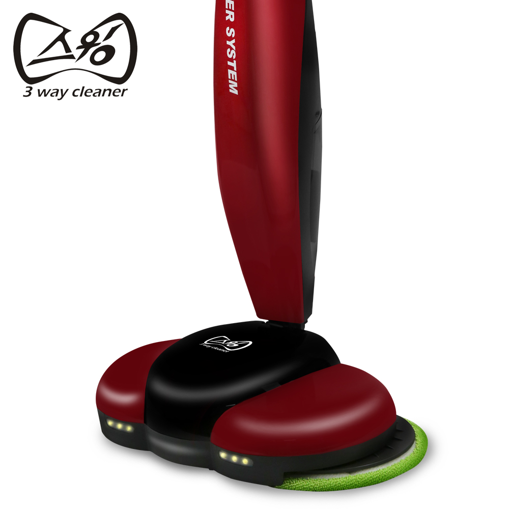 Беспроводной полотер - пылесос SWING-8000 красный