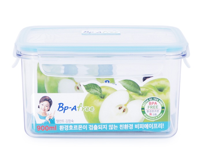 Тритановый контейнер с замками TR-06RT 900 мл