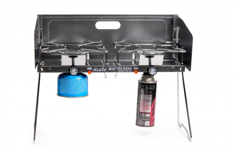 Складная двухконфорочная газовая плита Nabia STB-100