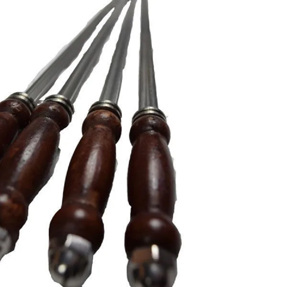 Шампур "Чудо" (Нержавеющая сталь 2 мм., 500 мм, деревянная ручка)