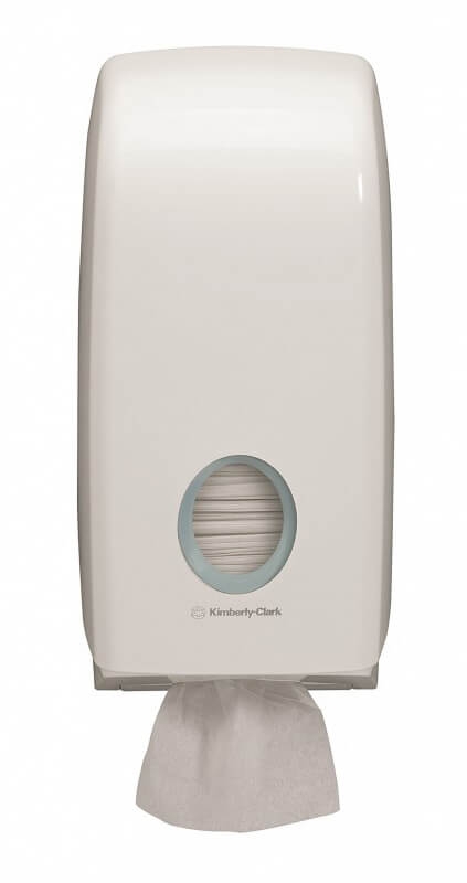 Диспенсер для туалетной бумаги в пачках Kimberly-Clark AQUARIUS белый 6946