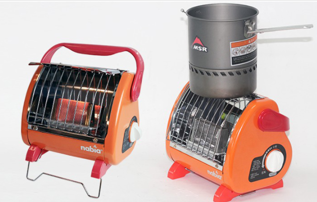 Газовый обогреватель - плита Nabia (SGH-220) с панелью для подогрева