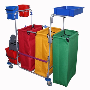 Универсальная тележка для раздельного (дифференцированного) сбора мусора  95.281