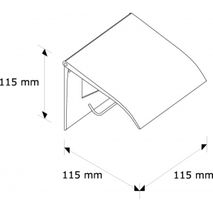 Диспенсер для туалетной бумаги полированный металл MERIDA U1S