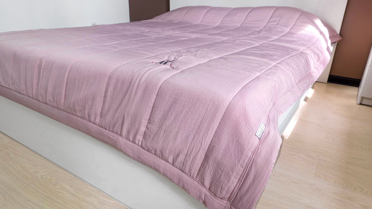 Комплект постельного белья GOCHU Solido set Q розовый 2003