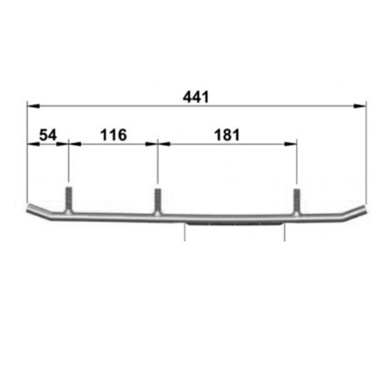 Коньки лыж усиленные 160 мм Sledex для Polaris