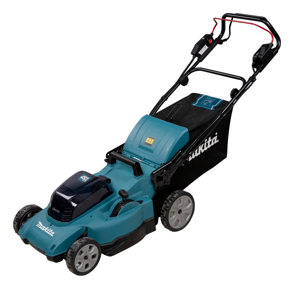 Газонокосилка аккумуляторная Makita DLM481RF LXT 860 Вт , шир.48 см, травосбор.62 л, АКБ BL1850Bx2шт., ЗУ DC18RD