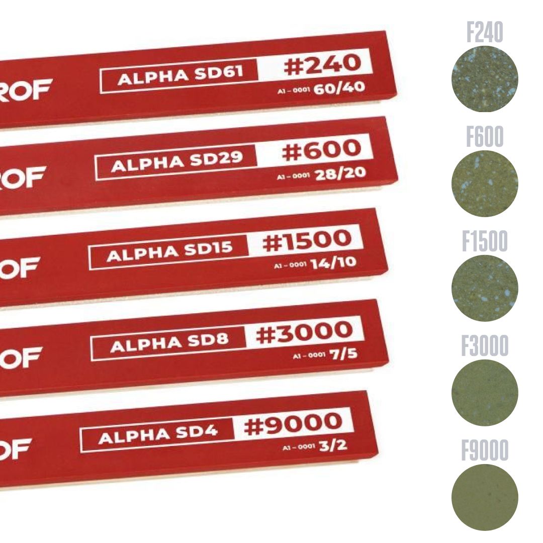 Набор алмазных брусков для заточки TSPROF Alpha SD61-SD4 (5 шт.)
