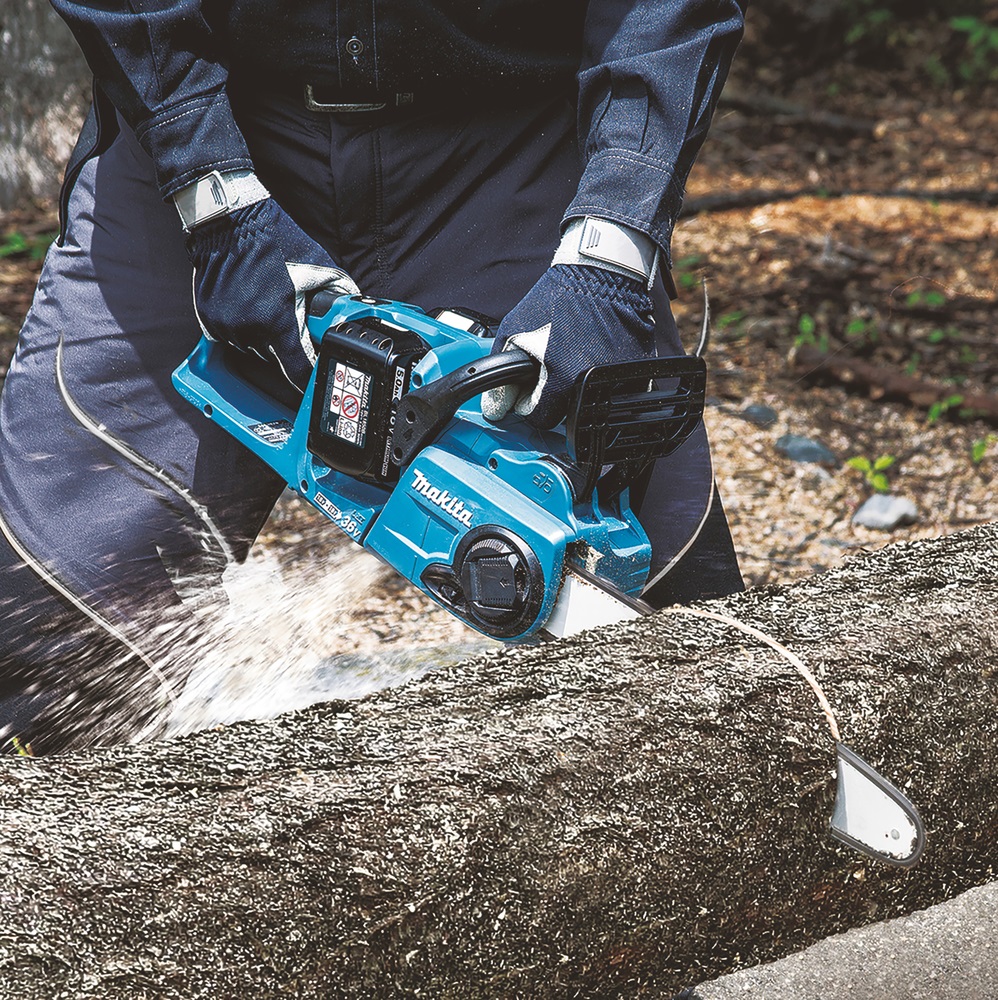 Пила цепная аккумуляторная Makita DUC353Z LXT 18В X2, 20 м/с, 35 см, без акб и ЗУ