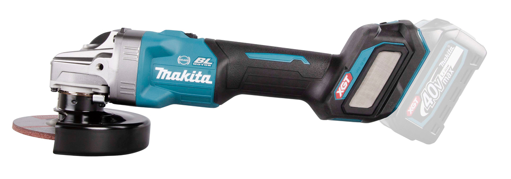 Угловая шлифмашина аккумуляторная Makita GA023GZ XGT BL 40В, 125 мм, 3000-8500 об/мин, без акб и ЗУ