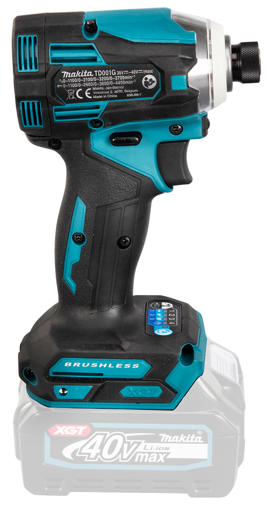 Шуруповерт ударный аккумуляторный Makita TD001GZ XGT 40В, 220 Нм, 3700 об/мин, без акб и ЗУ