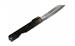 Нож складной хигоноками Nagao Kanekoma с имитацией брызг
